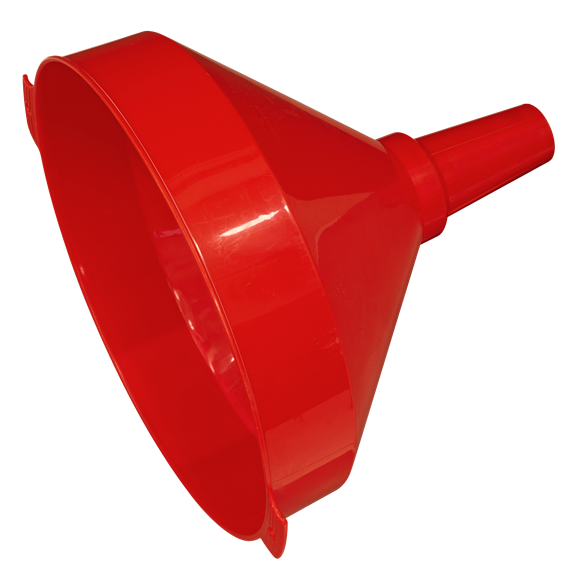 Sealey Fixed Spout Funnel with Filter 300mm Extra Large SE F8