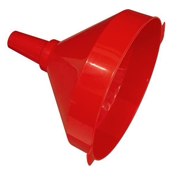 Sealey Fixed Spout Funnel with Filter 300mm Extra Large SE F8