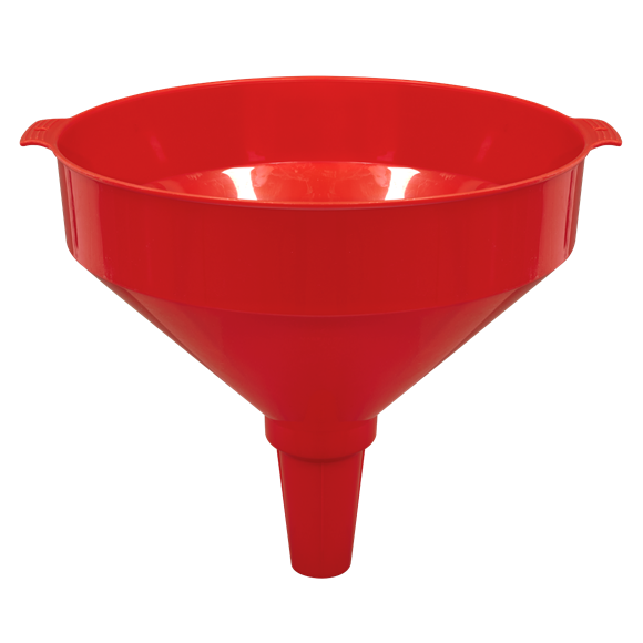 Sealey Fixed Spout Funnel with Filter 300mm Extra Large SE F8