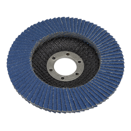 Flap Disc Zirconium Ø115mm Ø22mm Bore 120Grit - FD115120 - Farming Parts