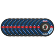 40Grit Flap Discs Zirconium Ø115mm Ø22mm Bore - Pack of 10 - FD1154010 - Farming Parts