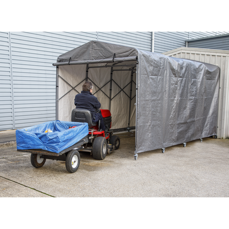 Extending Steel Garage Extension 2.5 x 4.5 x 2.5m - FGE01 - Farming Parts