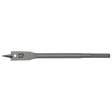 The Sealey Flat Wood Bit Ø13mm x 152mm - FWB13 is a high-performance drill bit that features a pointed tip and two cutting edges. It also includes a hex shank for secure gripping, making it ideal for drilling into wood materials.
