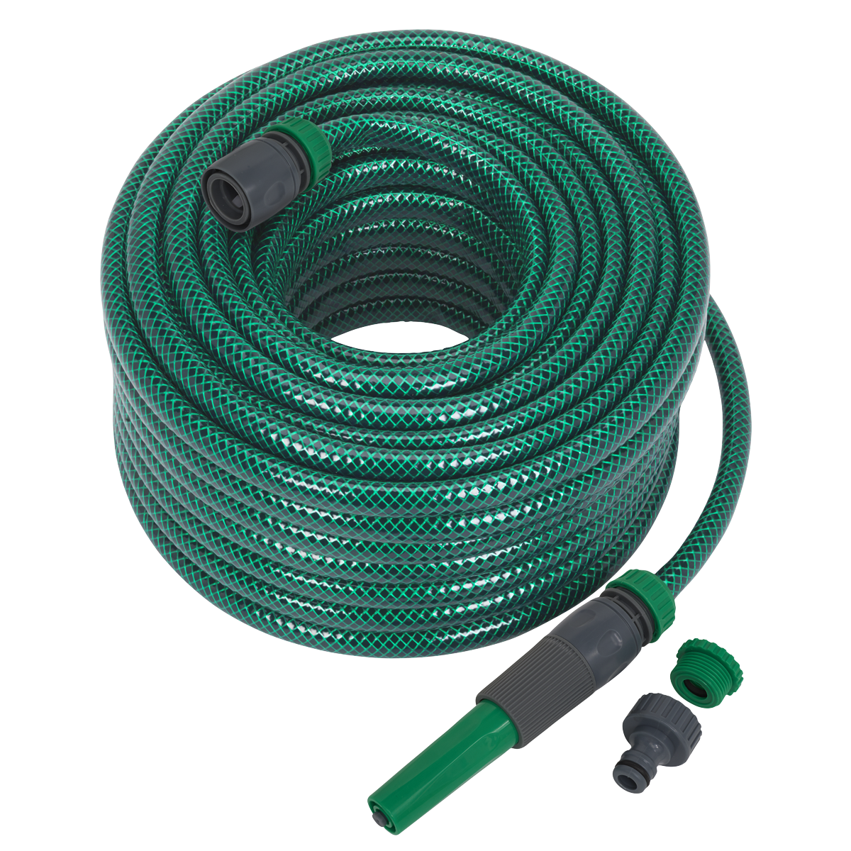 Water Hose 30m with Fittings - GH30R - Farming Parts