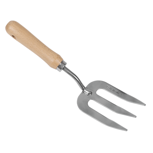 Premier Garden Hand Fork with Ash Handle & Stainless Steel Tines - SE-GTWH007