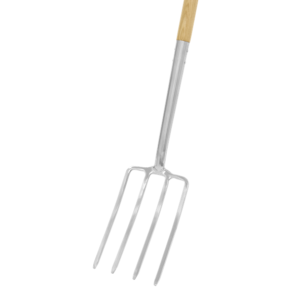 Premier Digging Fork with Ash Handle & Stainless Steel Tines - SE-GTWH016
