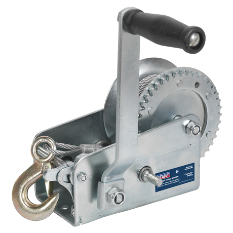 Geared Hand Winch 900kg Capacity with Cable - GWC2000M - Farming Parts