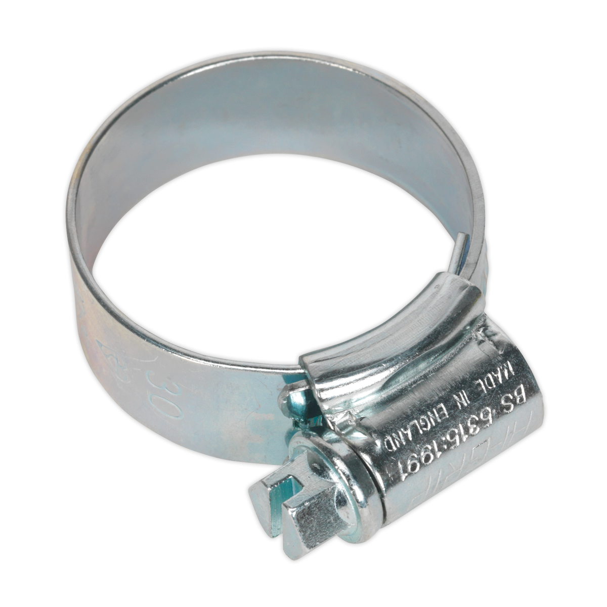 HI-GRIP® Hose Clip Zinc Plated Ø22-30mm Pack of 20 - HCJ1A - Farming Parts