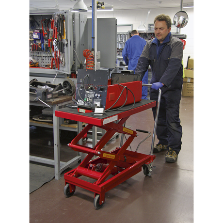 Hydraulic Platform Truck 300kg High Lift - HPT400H - Farming Parts