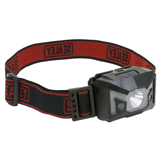 Head Torch 3W SMD & 2 Red LED 3 x AAA Cell with Auto-Sensor - HT03LED - Farming Parts