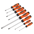 Screwdriver Set 8pc Hi-Vis Orange - HV003 - Farming Parts