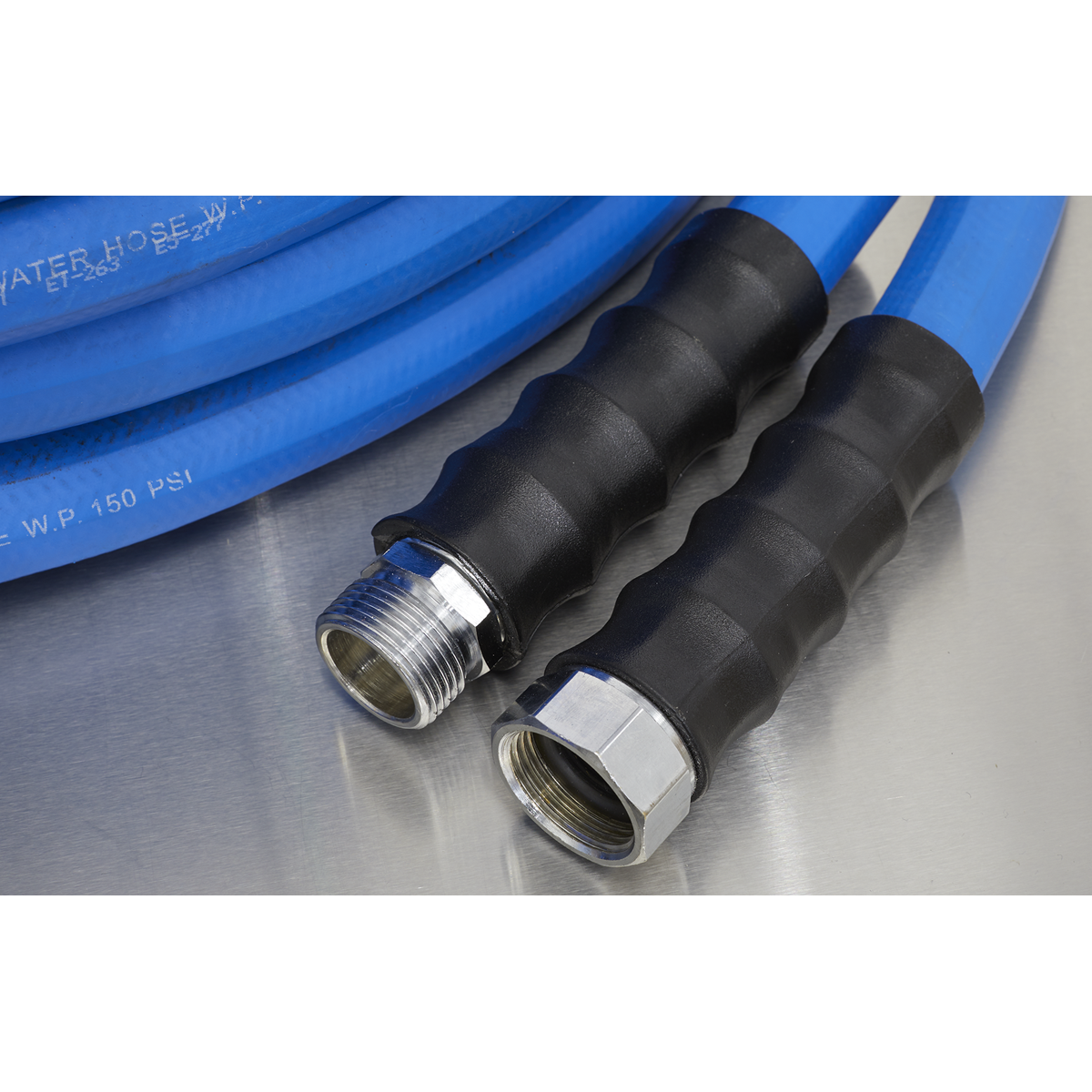 Hot & Cold Rubber Water Hose Ø19mm 50m Heavy-Duty - HWH50M - Farming Parts
