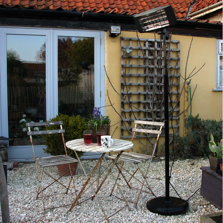 Infrared Quartz Patio Heater 2000W/230V with Telescopic Floor Stand - IFSH2003 - Farming Parts
