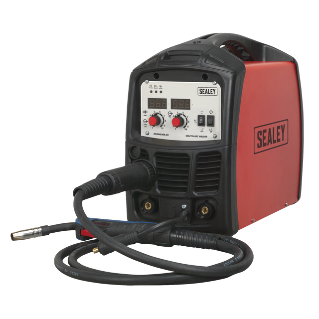 Inverter Welder MIG, TIG & MMA 200A - INVMIG200 - Farming Parts