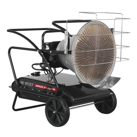 Infrared Space Warmer® Paraffin/Kerosene/Diesel Heater with Wheels 125,000Btu/hr - IR37 - Farming Parts