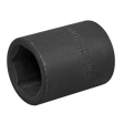 A Sealey impact socket, type IS1220, featuring a black, cylindrical design with "CHROME VANADIUM 20mm" engraved on its side, perfect for use with air impact wrenches by Premier Hand Tools.