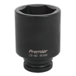 A Sealey 46mm Deep 3/4" Square Drive Impact Socket (IS3446D), ideal for use with air impact wrenches.