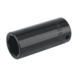 The Sealey Impact Socket 19mm Deep 3/8" Sq Drive - IS3819D, designed for use with ratchets or air impact wrenches, is ideal for tightening or loosening bolts and nuts.