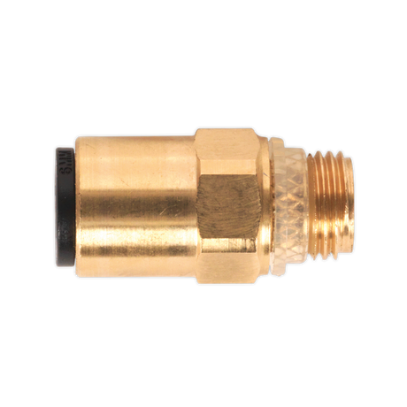 Brass SuperThread Straight Adaptor 6mm x 1/8"BSP Pack of 2 (John Guest Speedfit® - RM010611) - JGBC618 - Farming Parts
