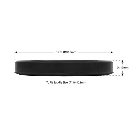 Safety Rubber Jack Pad - Type A - JP06 - Farming Parts