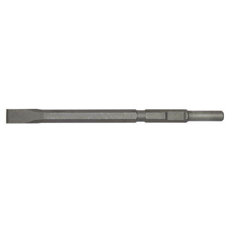 Sealey’s Chisel 35 x 375mm- Kango 900 - K1CH features a steel chisel bit with a flat tip and hexagonal shank, compatible with Makita power tools, making it ideal for chiseling concrete or masonry.