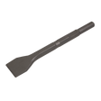The Sealey Wide Chisel 50 x 300mm - Kango 900 - K1WC features a wide, flat blade and a cylindrical handle, ideal for carving or cutting hard materials. Perfect for pairing with your Hitachi tools.