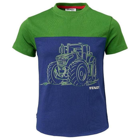 Kids Green and Blue T-shirt - X99102012C - Massey Tractor Parts