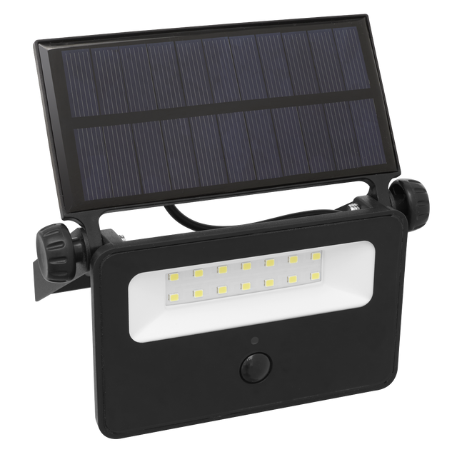 Extra-Slim Solar Floodlight with Wall Bracket 16W SMD LED - LED16S - Farming Parts