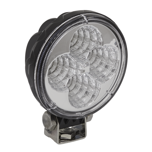 Round Worklight with Mounting Bracket 12W SMD LED Mini - LED1R - Farming Parts