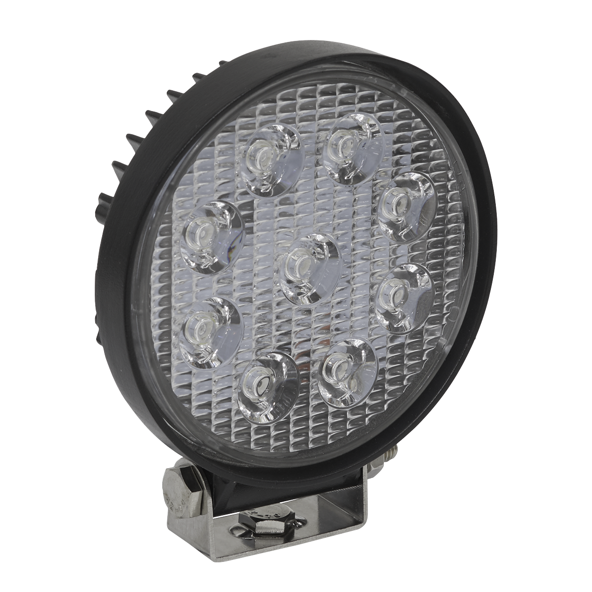 Round Worklight with Mounting Bracket 27W SMD LED - LED3R - Farming Parts