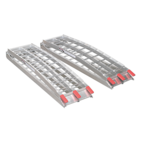 Aluminium Loading Ramps 680kg Capacity per Pair - LR680 - Farming Parts