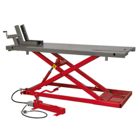 Motorcycle Lift 680kg Capacity Heavy-Duty Air/Hydraulic - MC680A - Farming Parts