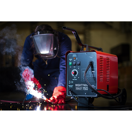 Professional Gas/No-Gas MIG Welder 150A 230V - MIGHTYMIG150 - Farming Parts
