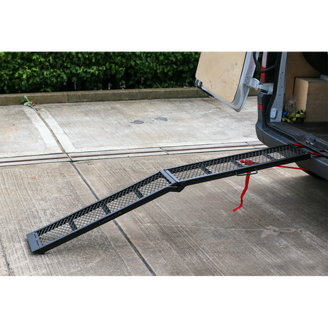 Steel Mesh Folding Loading Ramp 360kg Capacity - MR360 - Farming Parts