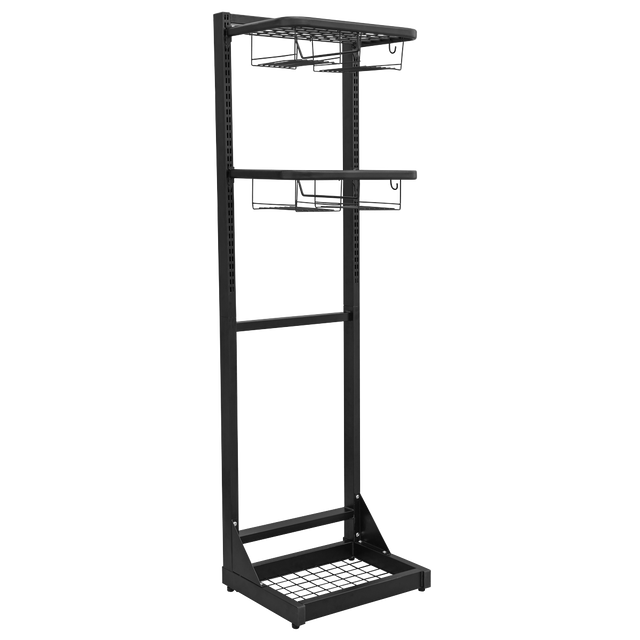 Motorcycle Helmet & Gear Tidy Freestanding - MS081FS - Farming Parts