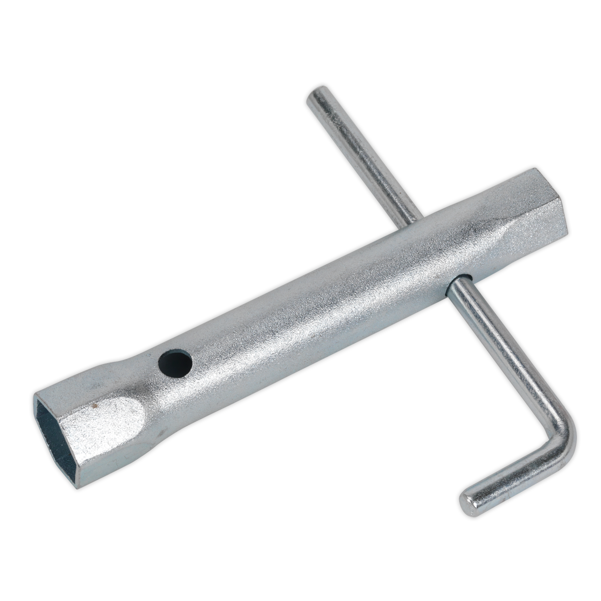 Double End Long Reach Spark Plug Box Spanner 17/21mm with L-Bar - MS158 - Farming Parts