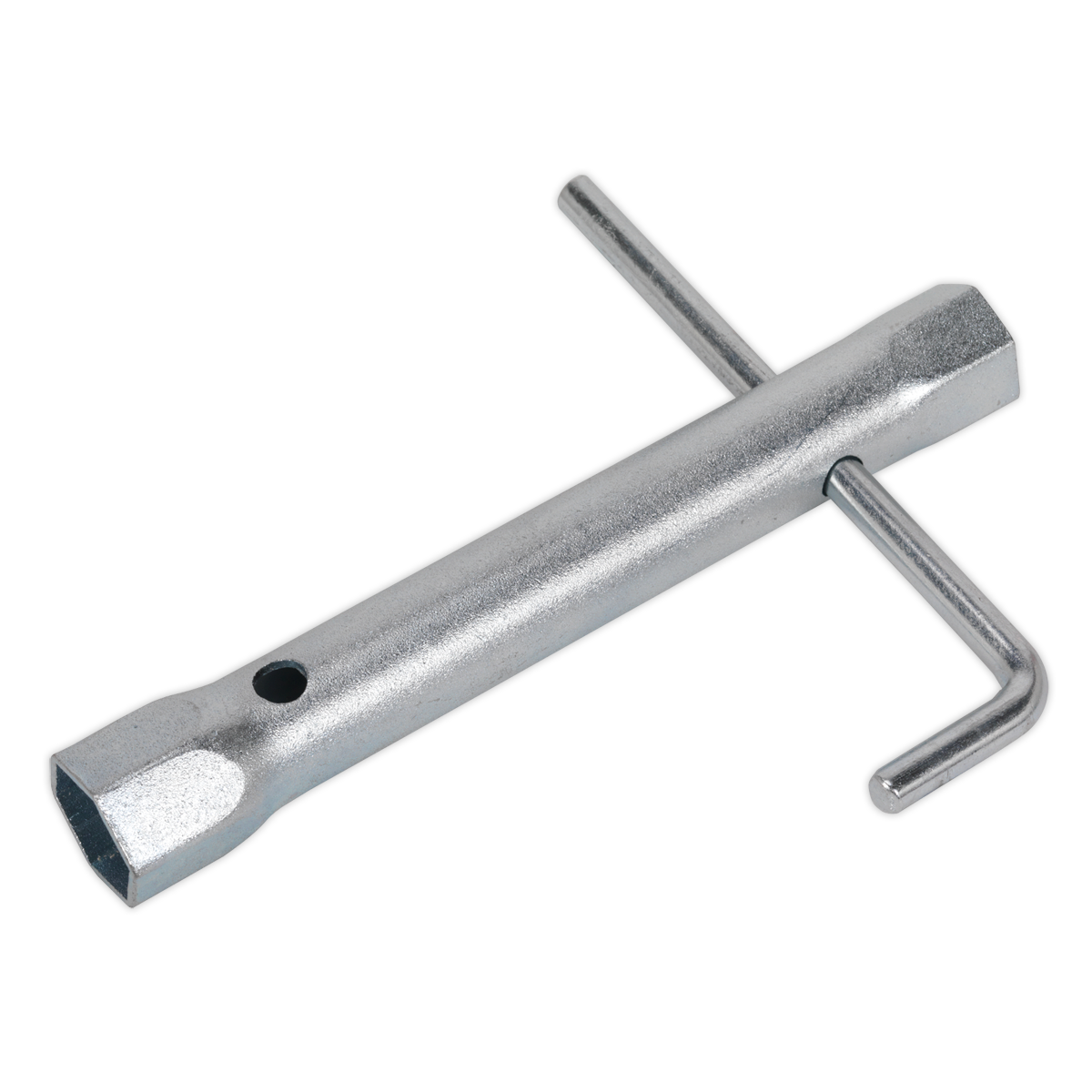 Double End Long Reach Spark Plug Box Spanner 18/21mm with L-Bar - MS161 - Farming Parts