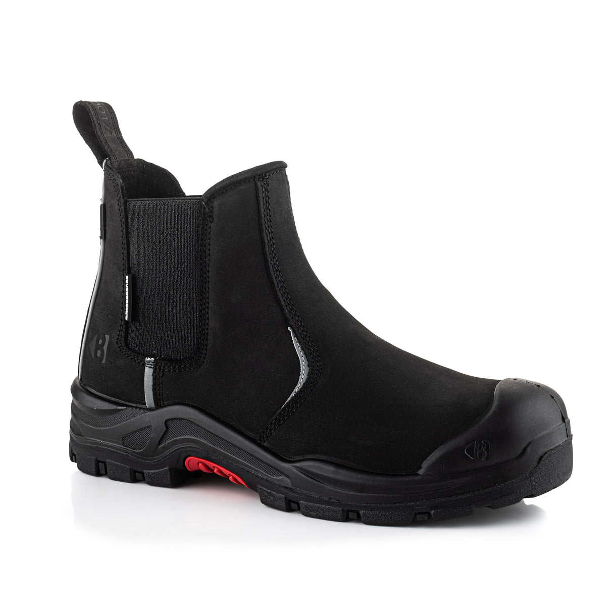 Buckler Nubuckz Safety Dealer Boot – Black Nubuck Composite Toe Work Boots | NKZ101BK