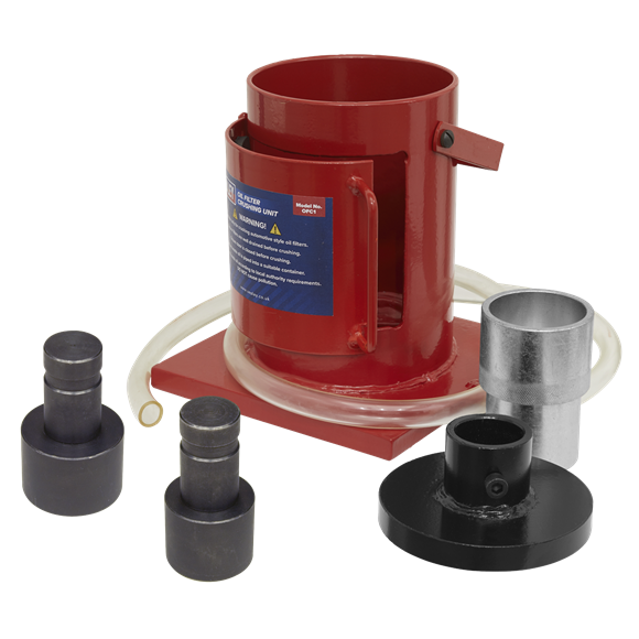 Sealey Oil Filter Crusher & Adaptor Combo OFC1COMBO
