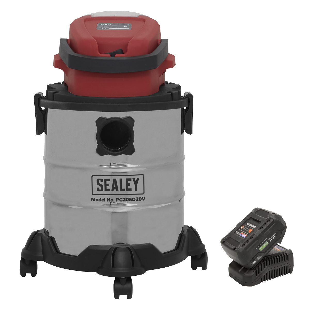 Vacuum Cleaner 20L Wet & Dry Cordless 20V SV20 Series with 4Ah Battery & Charger - PC20VCOMBO4 - Farming Parts