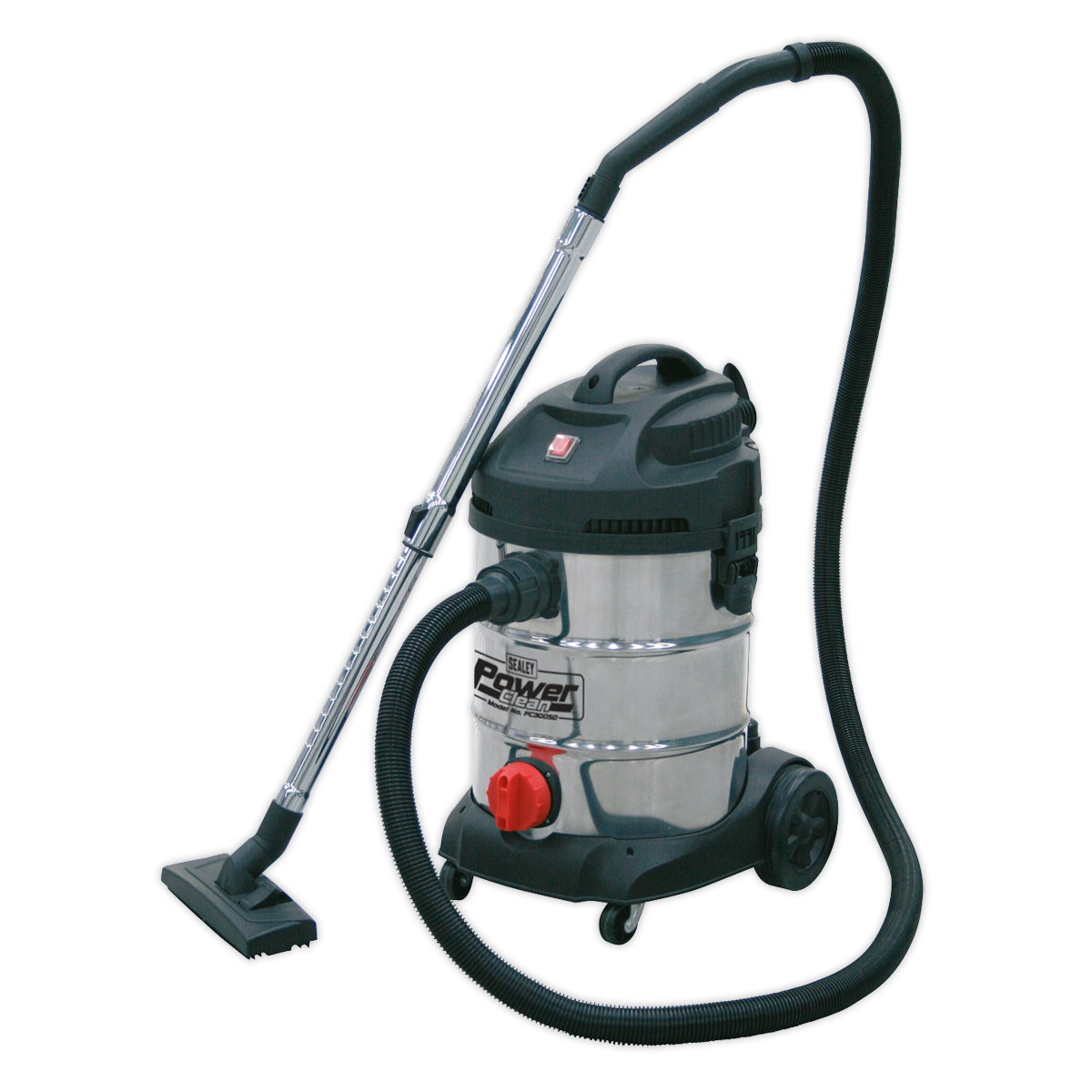 Vacuum Cleaner Industrial 30L 1400W/230V Stainless Drum - PC300SD - Farming Parts