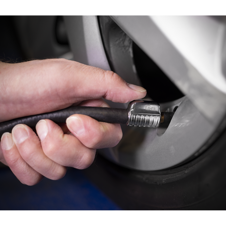 90° Angled Swivel Tyre Inflator Clip-On Connector 1/4"BSP(F) - PCL6A - Farming Parts