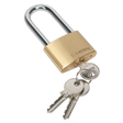 Brass Body Padlock Long Shackle 50mm - PL102L - Farming Parts