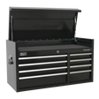 Topchest 8 Drawer 1040mm Heavy-Duty Black - PTB104008 - Farming Parts