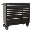 Rollcab 11 Drawer 1055mm Heavy-Duty Black - PTB105511 - Farming Parts