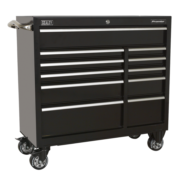 Rollcab 11 Drawer 1055mm Heavy-Duty Black - PTB105511 - Farming Parts