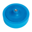 Buffing & Polishing Foam Head Ø150 x 50mm 5/8"UNC Blue/Medium - PTC/CH/5/8-B - Farming Parts