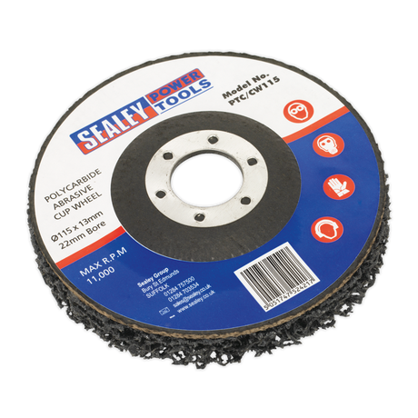 Polycarbide Cup Wheel Ø115 x 13 x Ø22mm - PTC/CW115 - Farming Parts