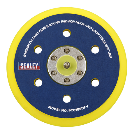 DA Dust-Free Backing Pad for Hook-and-Loop Discs Ø145mm 5/16"UNF - PTC150DFV - Farming Parts
