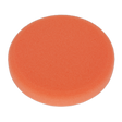 Buffing & Polishing Foam Head Hook-and-Loop Ø150 x 25mm Orange/Firm - PTCCHV150O - Farming Parts